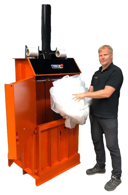 Bálázógép, hulladéktömörítő